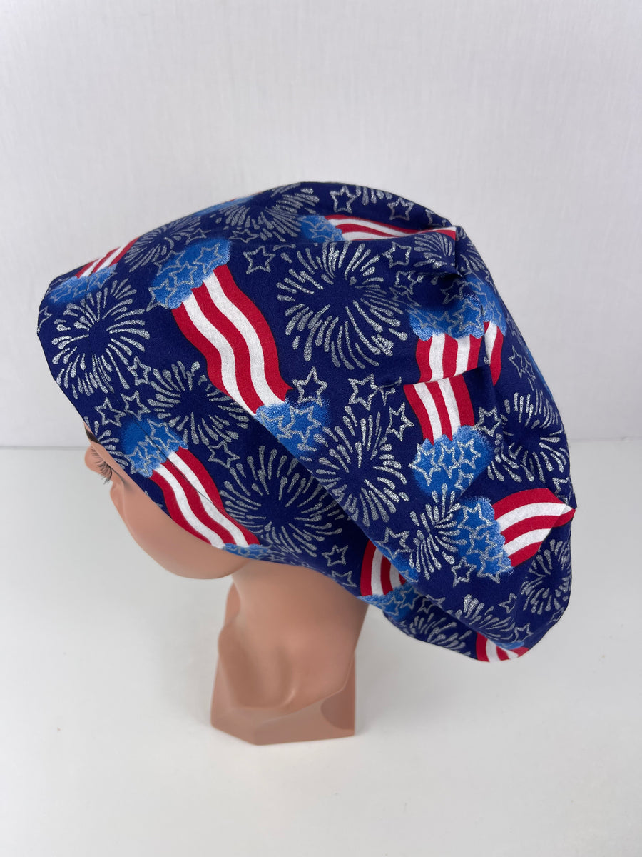 Fireworks Patriotic Euro Cap