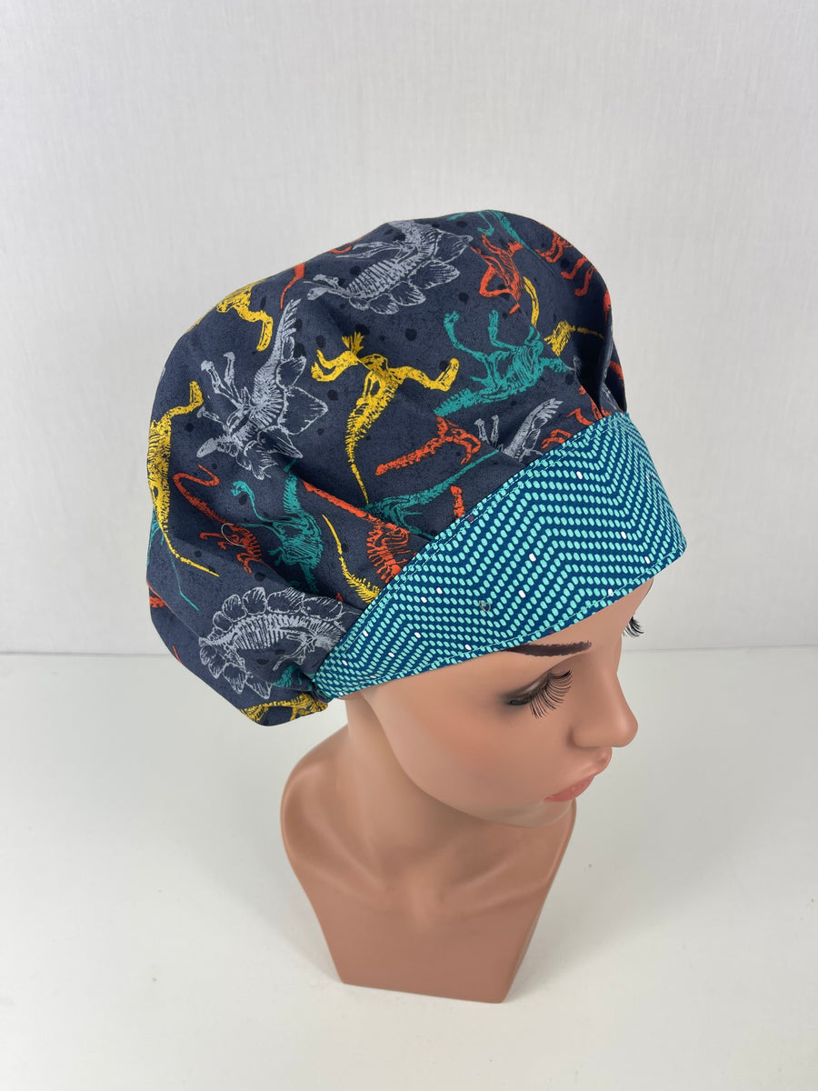 Dinosaurs Traditional Bouffant Hat