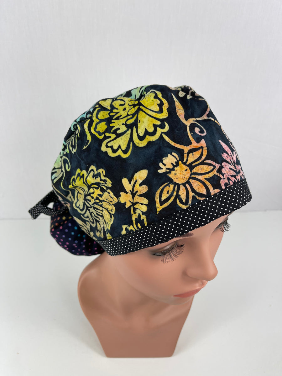 Batik Ponytail Hat