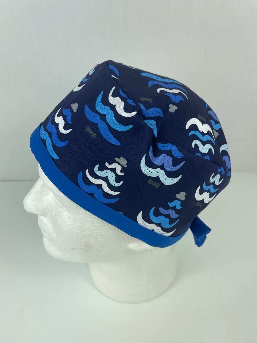 Mustache Christmas Tree Skull Cap