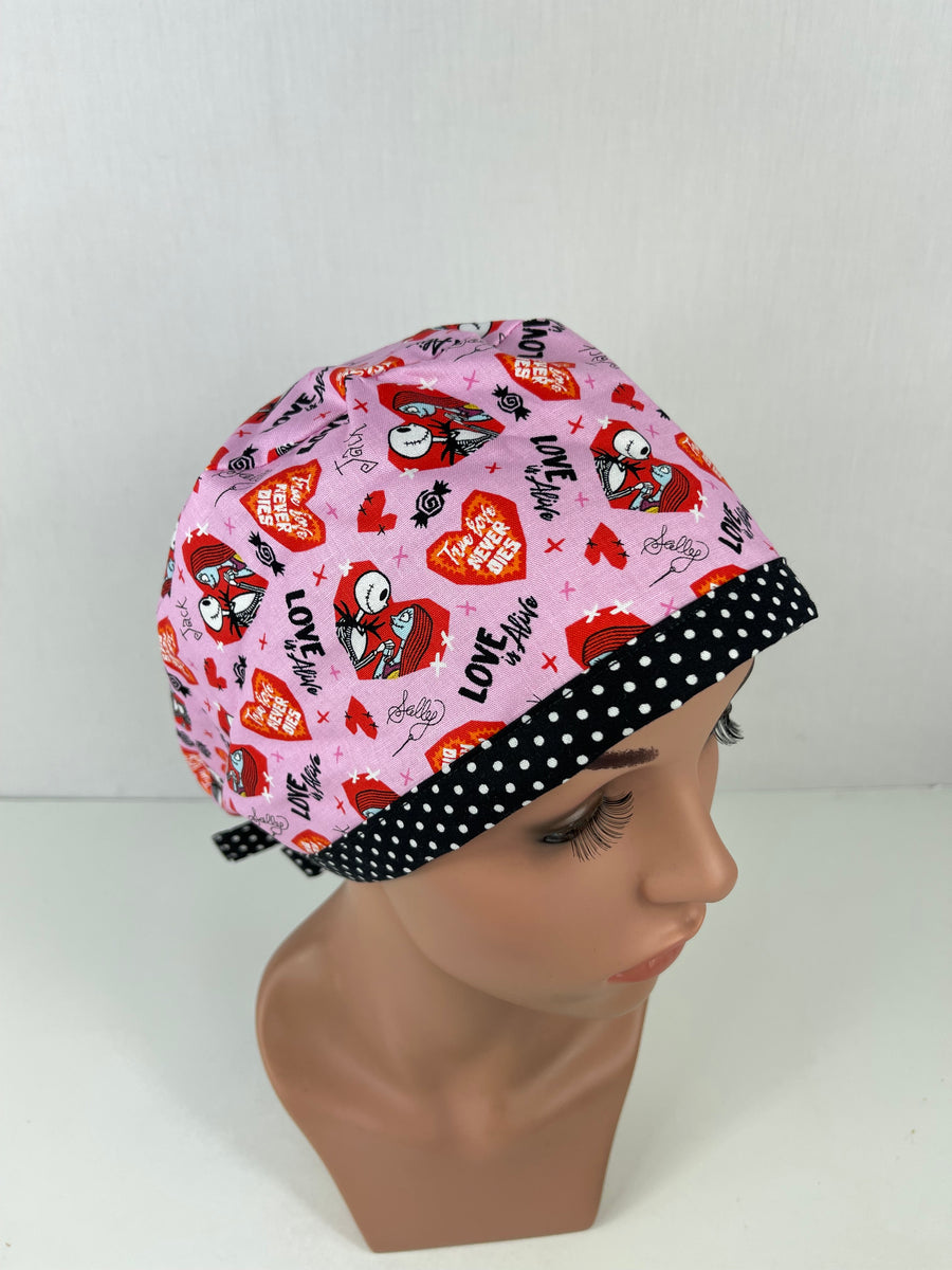 Nightmare Before Christmas Valentine Day Pixie Cap