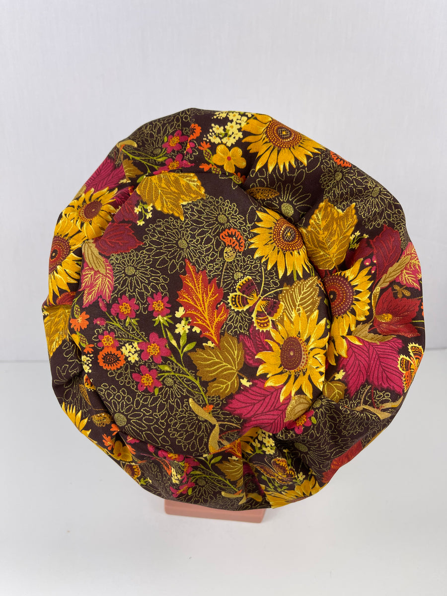 Fall Floral Arrangement Euro Cap