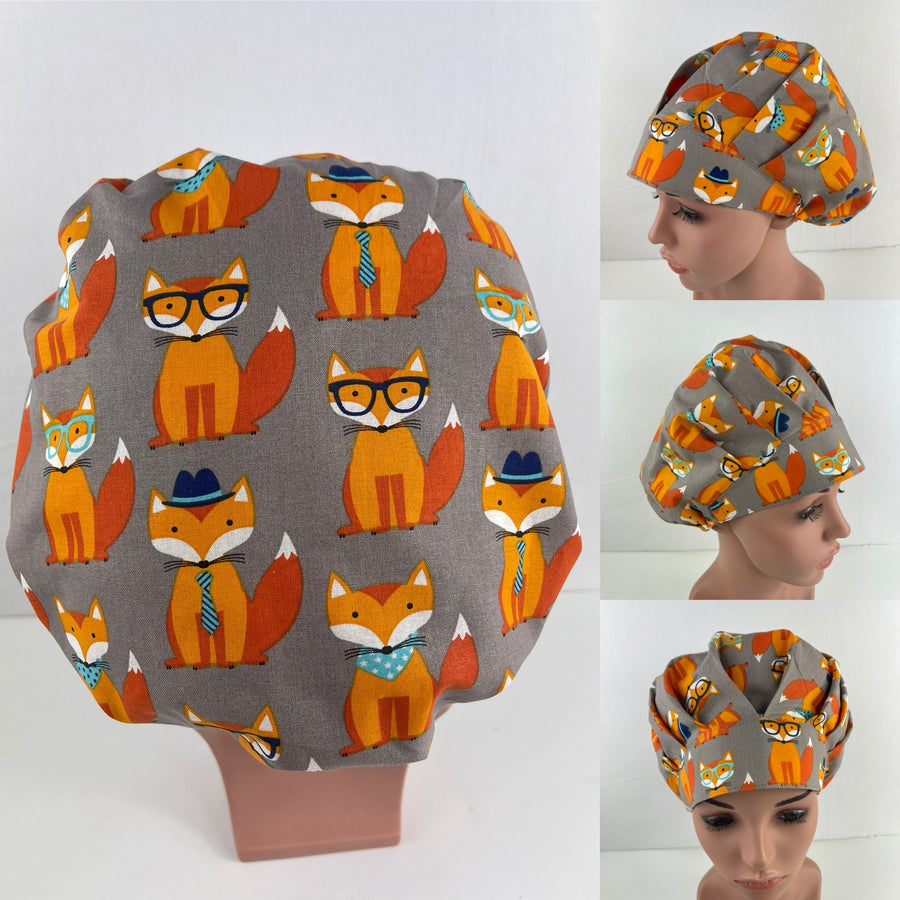 Foxes Bouffant Hat