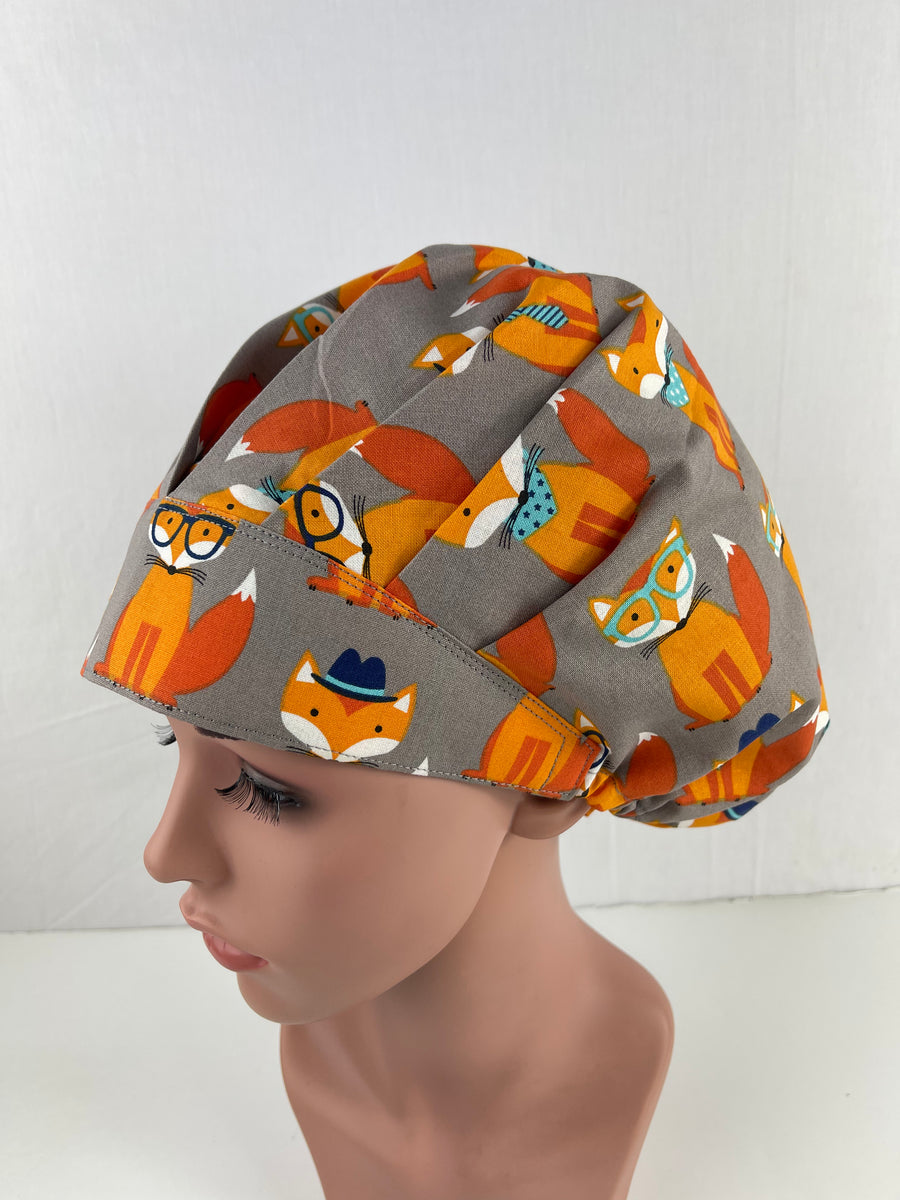 Foxes Bouffant Hat