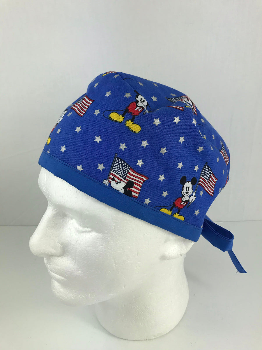 American Flag Mickey Mouse Skull Cap