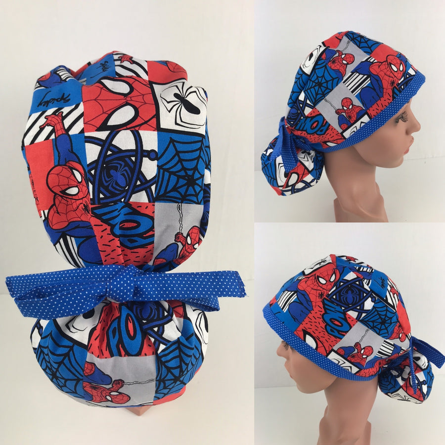 Spider Man Ponytail Hat