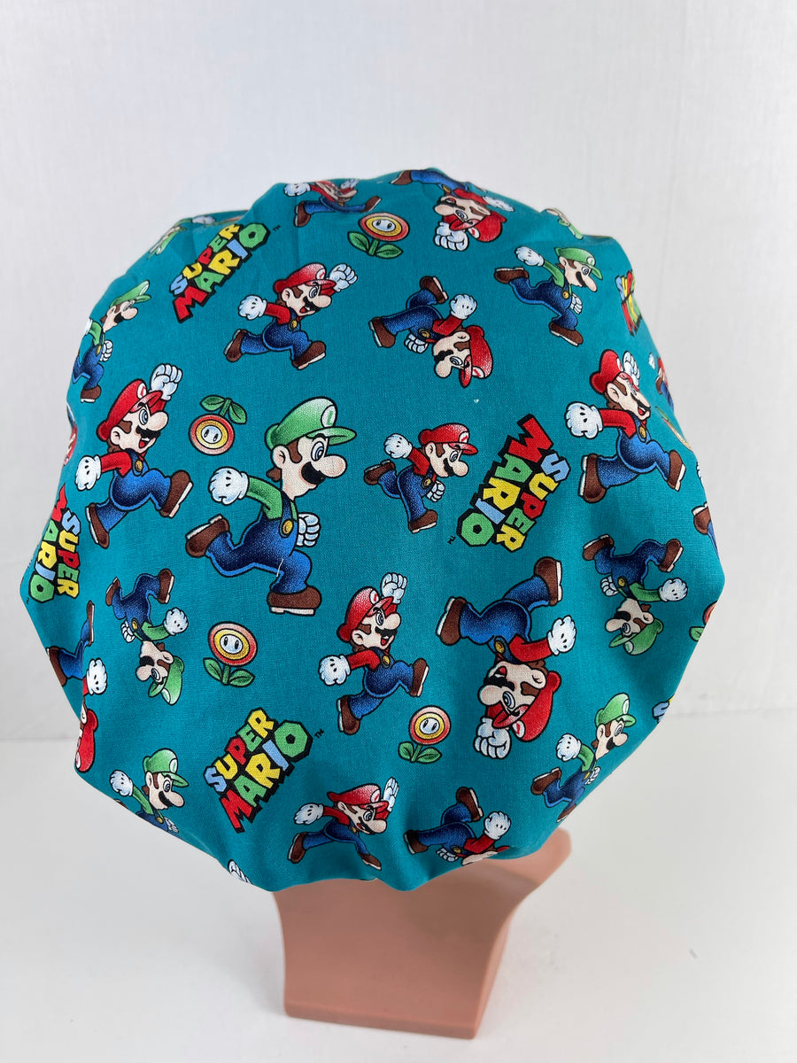 Mario Bouffant Scrub Hat