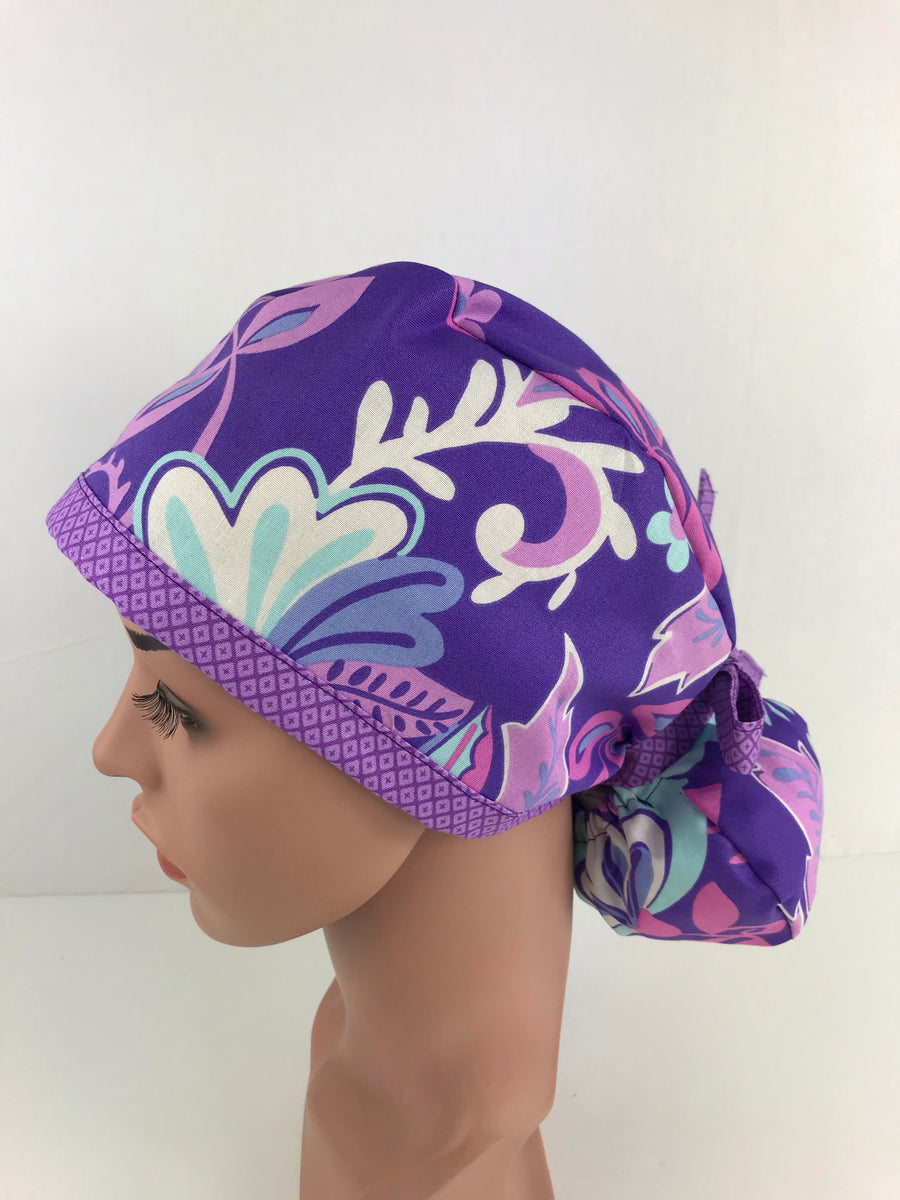 Floral Ponytail Hat