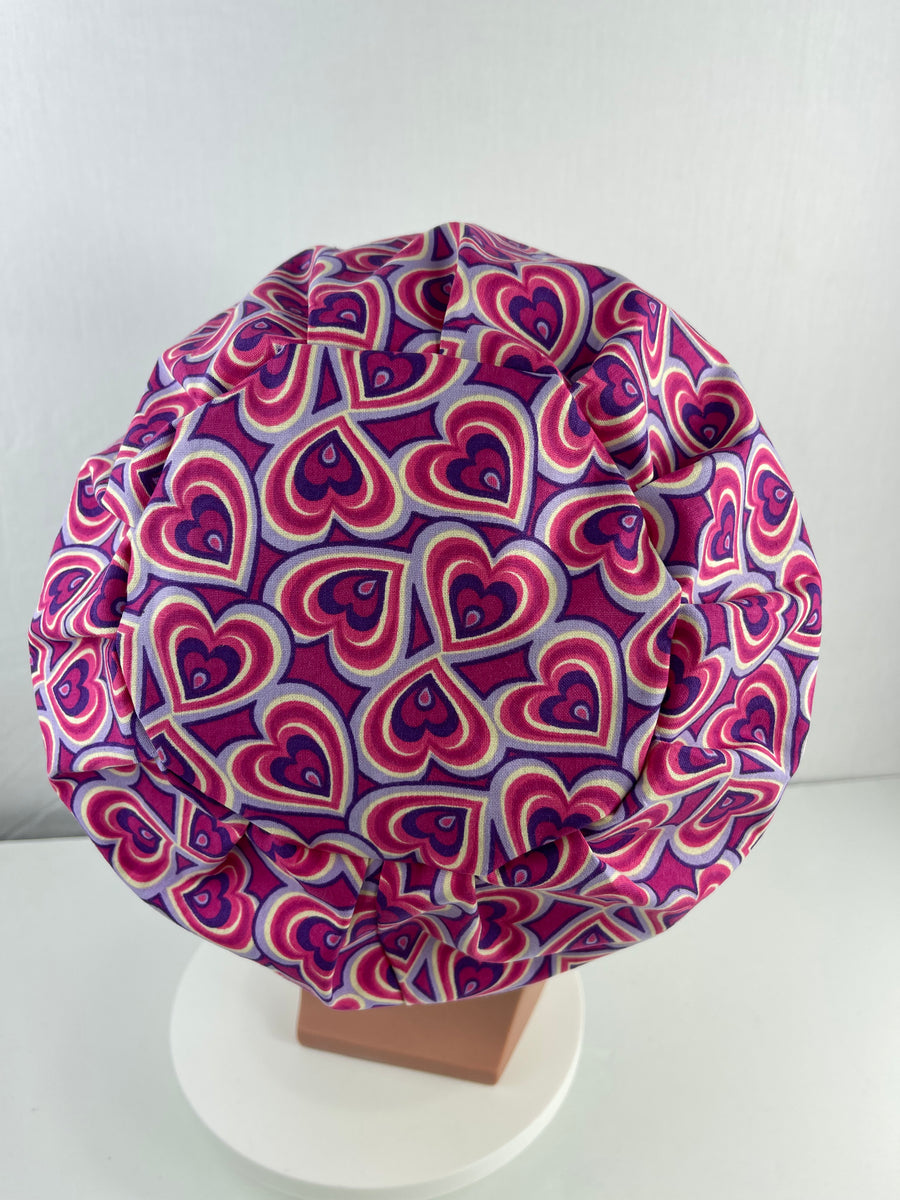 Tossed Hearts Valentines Candy Euro Cap