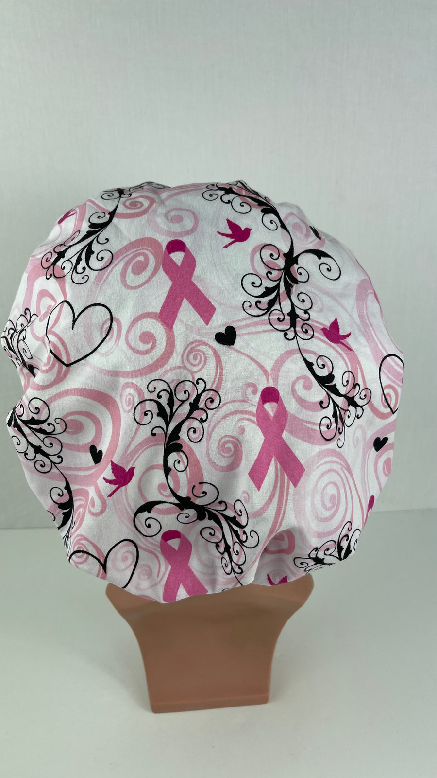 Pink Ribbon Breast Cancer Bouffant