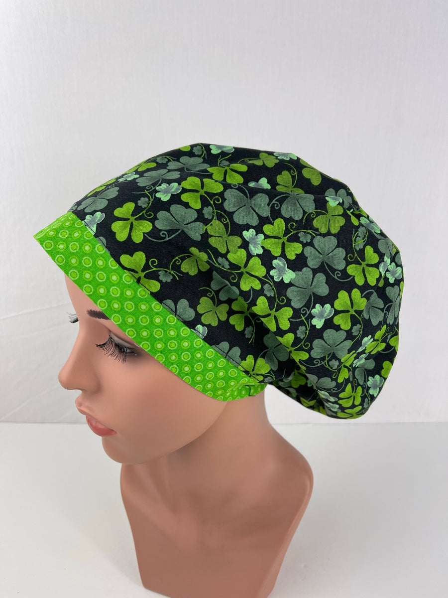 Saint Patrick’s Shamrock Pattern Euro Cap