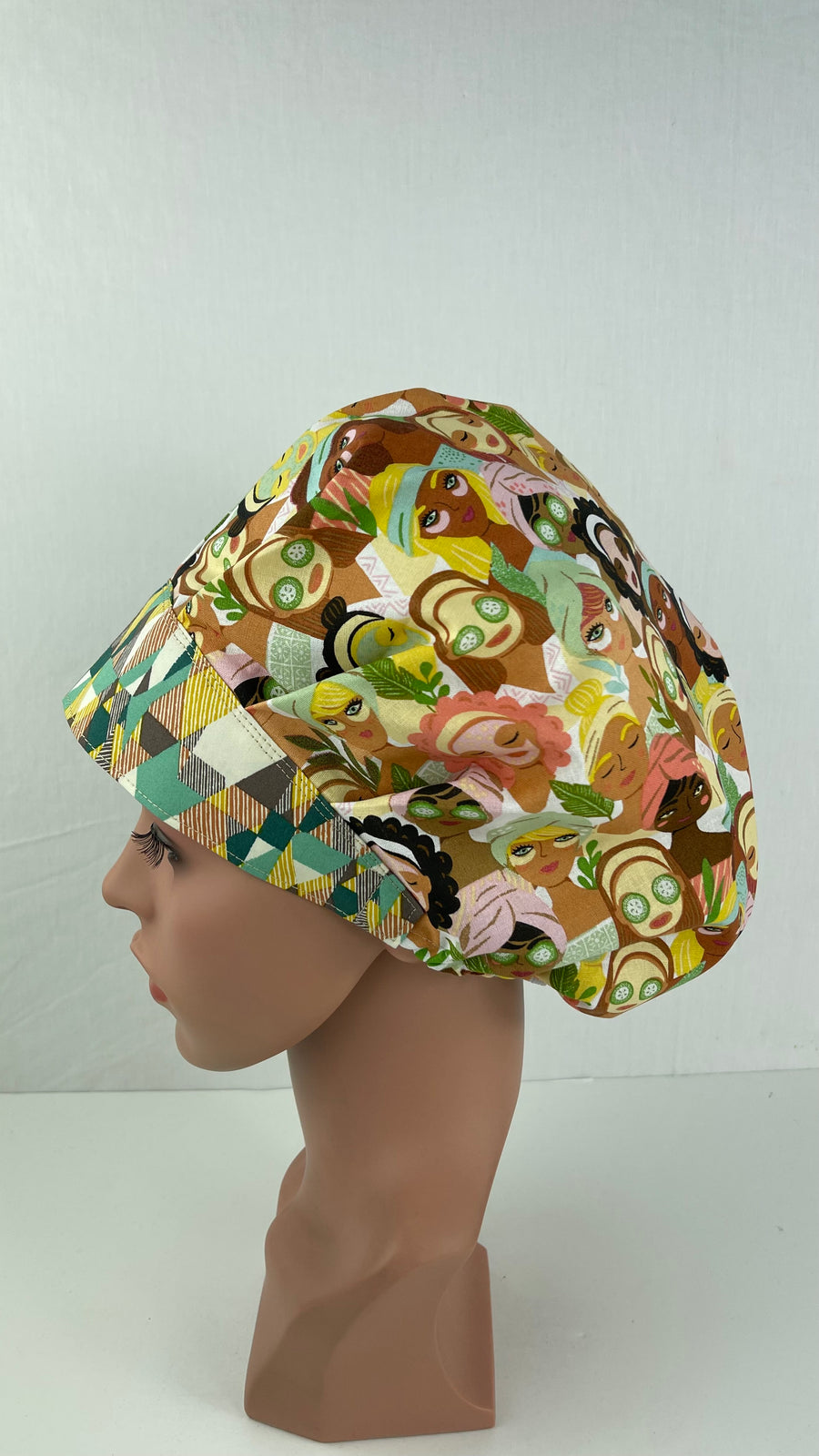 Day at the Spa Bouffant Scrub Hat