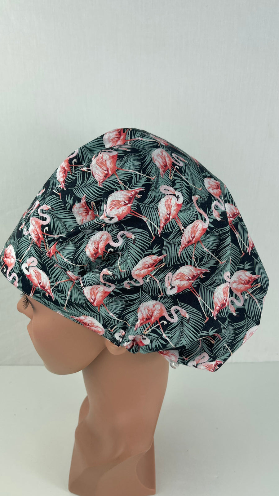 Flamingos Bouffant Scrub Hat