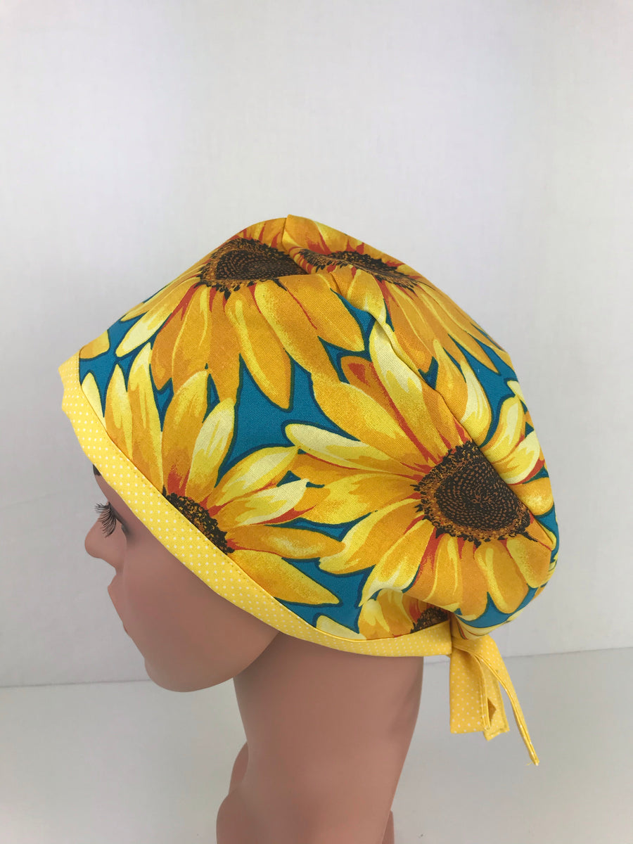 Sunflowers Pixie Cap