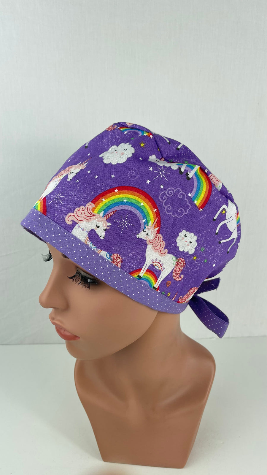 Rainbow Unicorns Pixie Cap
