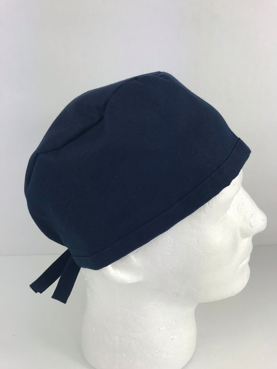 Navy Blue Skull Cap
