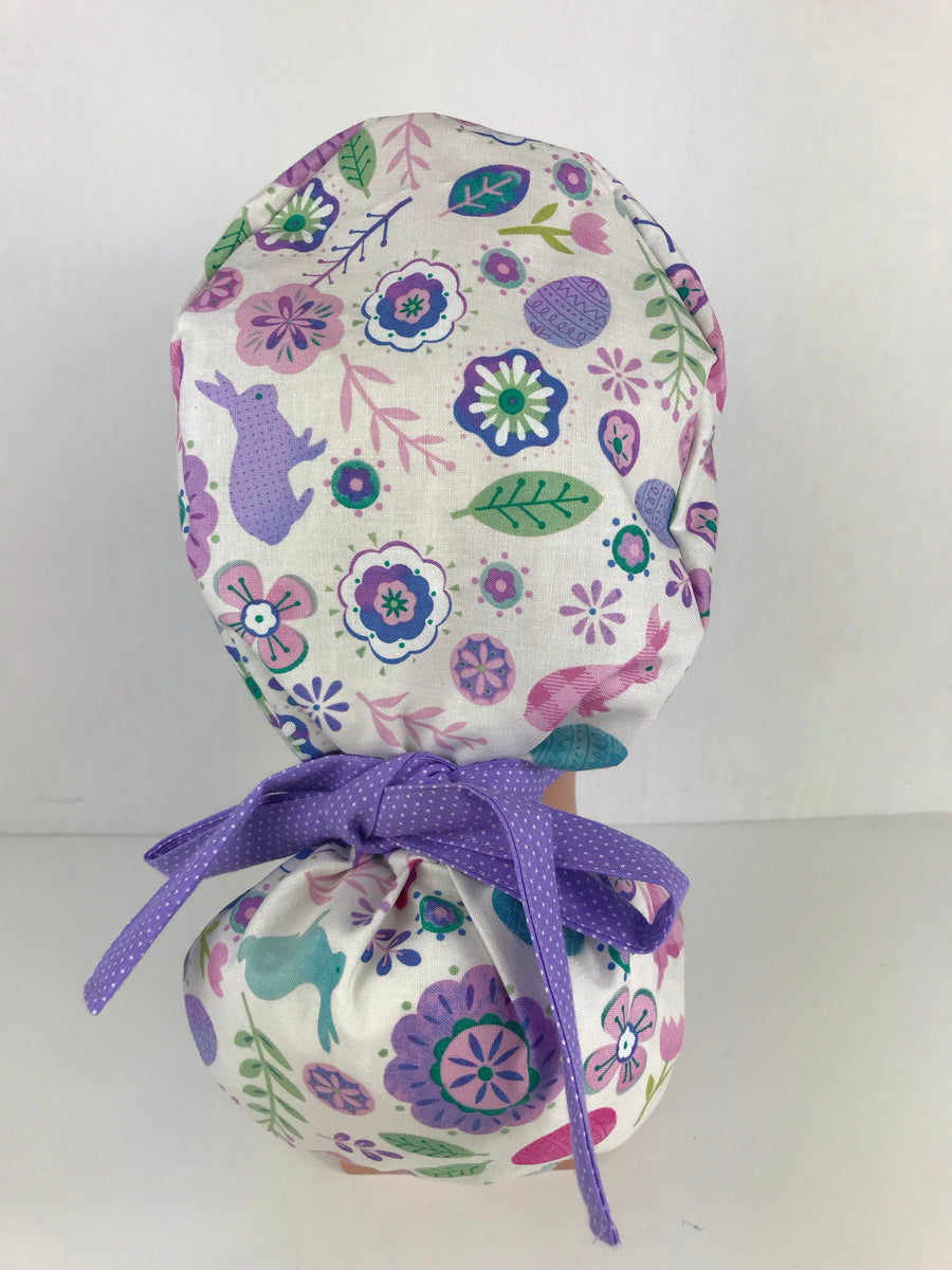 Easter Bunny Ponytail Hat