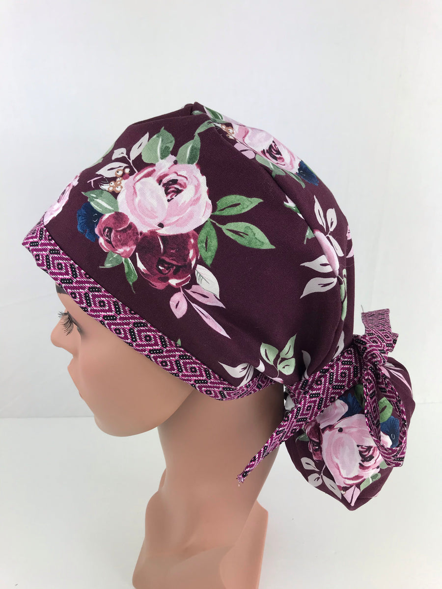 Roses Ponytail Hat