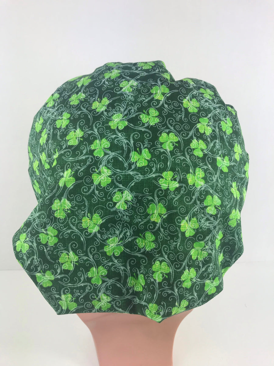 Saint Patrick’s Day Bouffant Scrub Hat