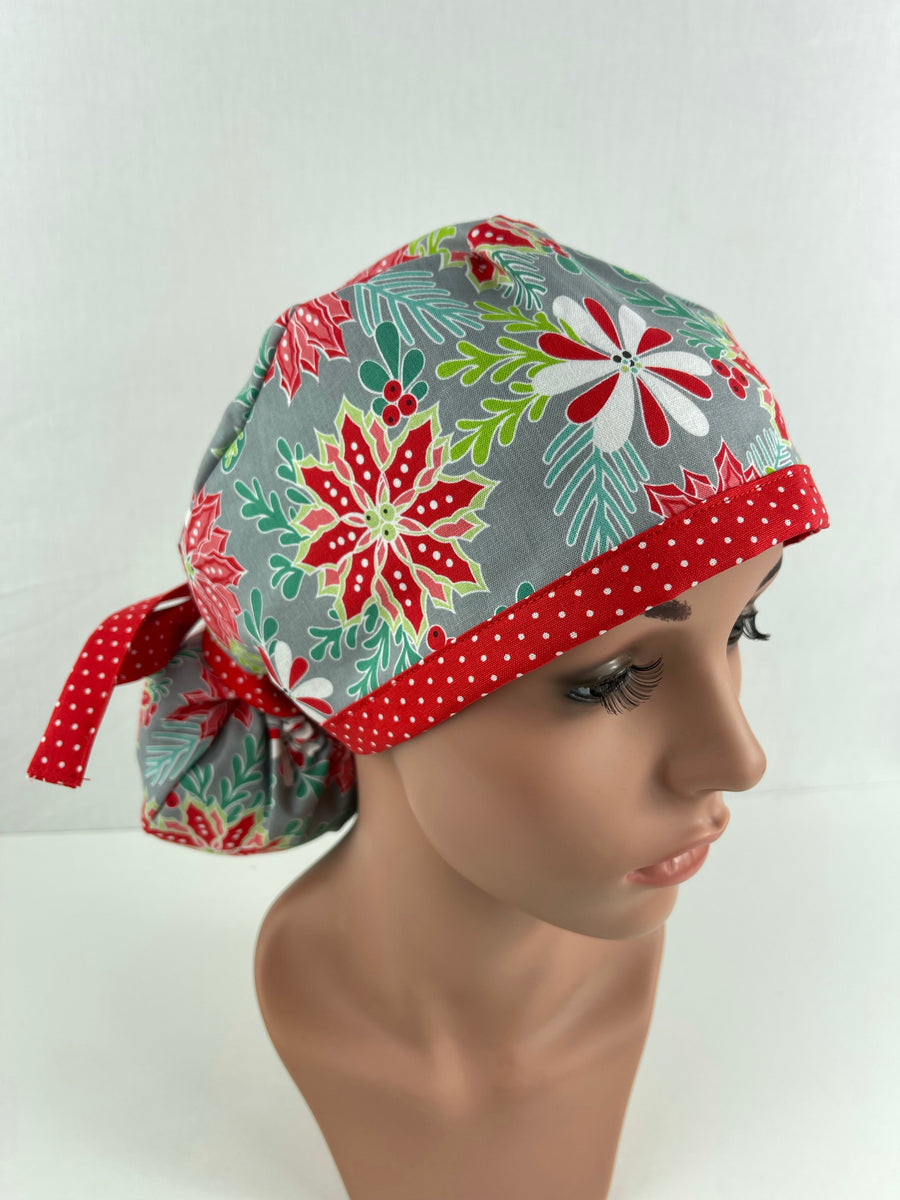Christmas Festival Ponytail Hat