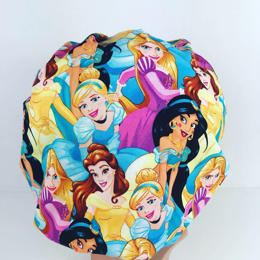 Disney Princesses Bouffant Scrub Hat