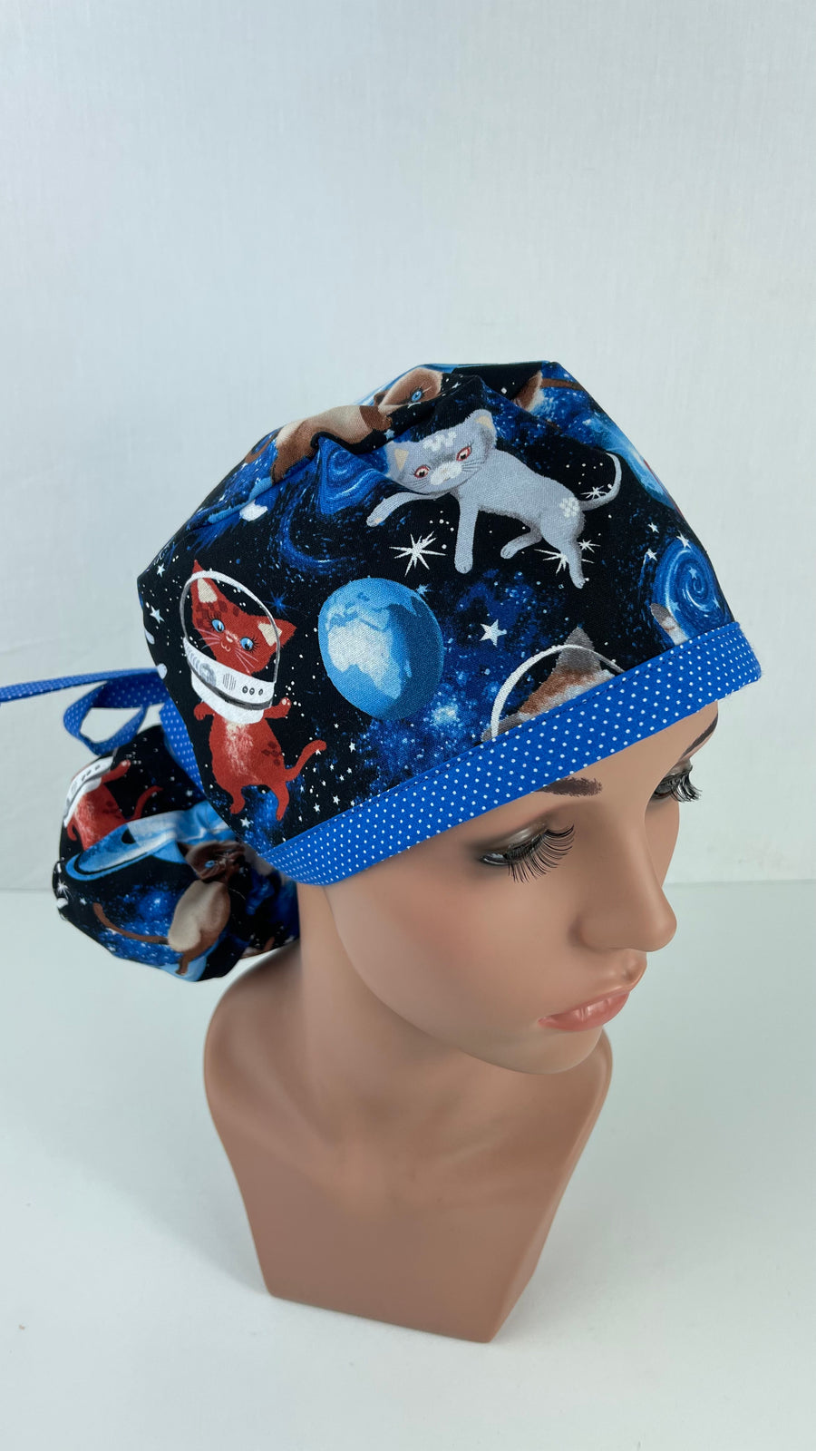 Cats in the Space Ponytail Hat