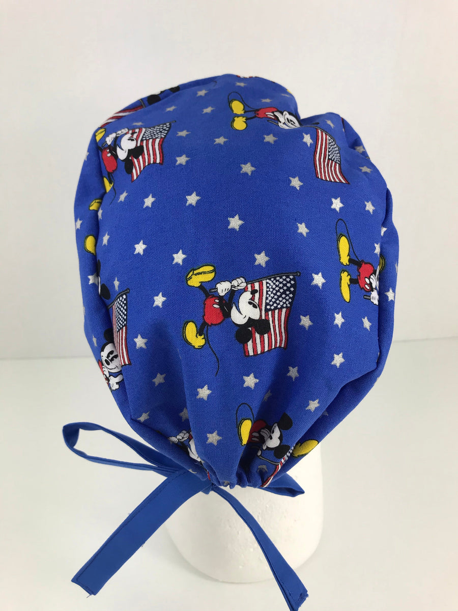 American Flag Mickey Mouse Skull Cap