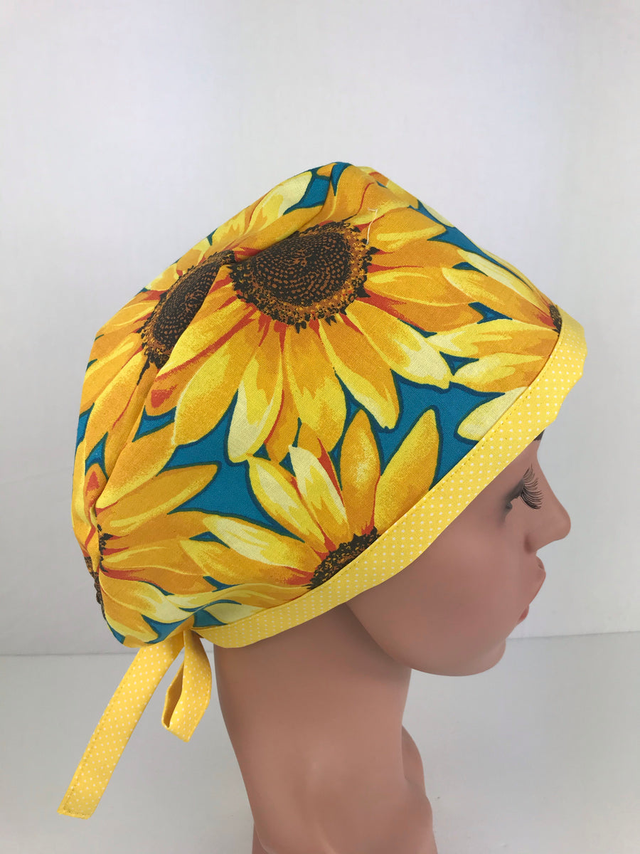 Sunflowers Pixie Cap