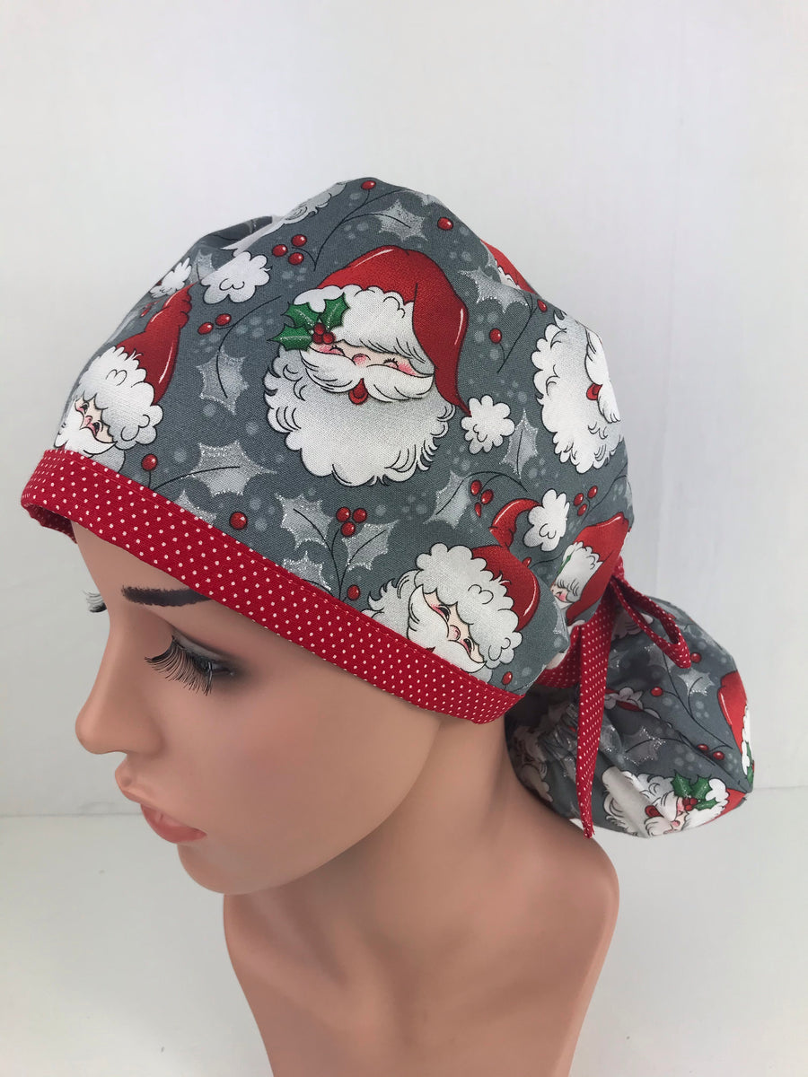 Santa Clause Christmas Ponytail Hat