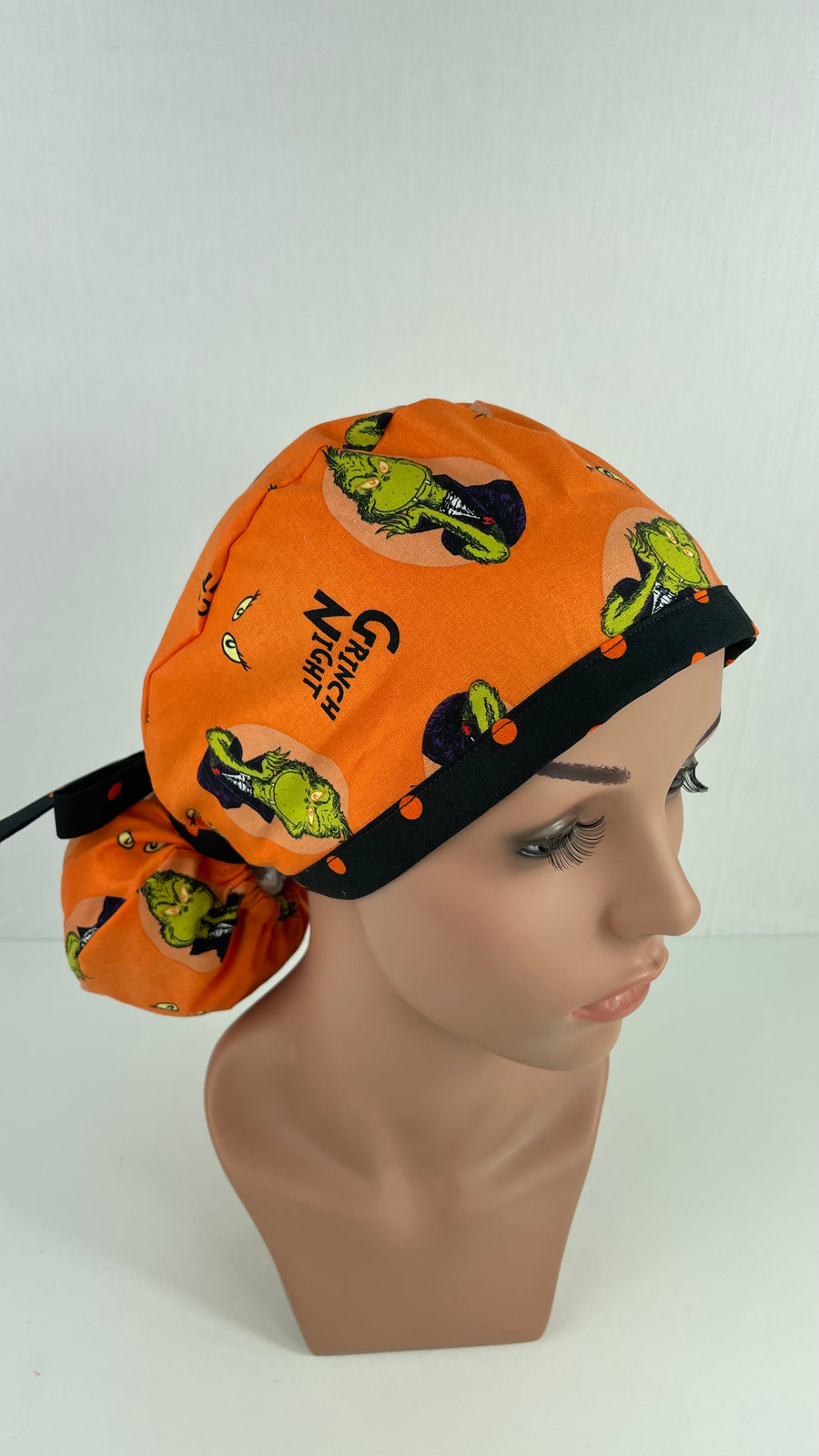 Grinch Halloween Ponytail Hat