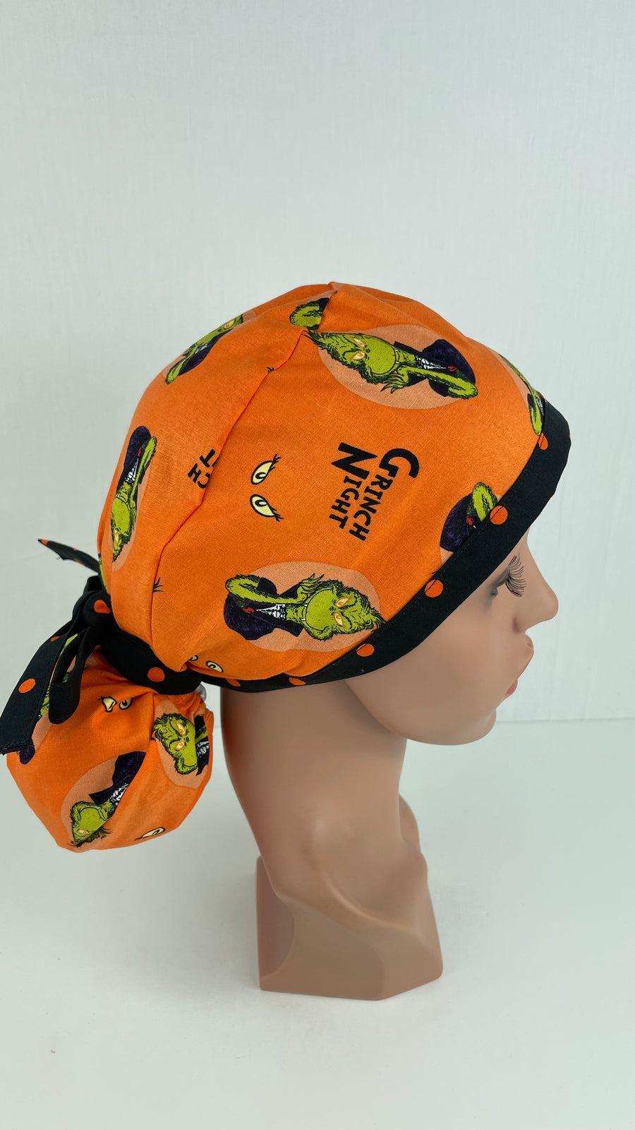 Grinch Halloween Ponytail Hat
